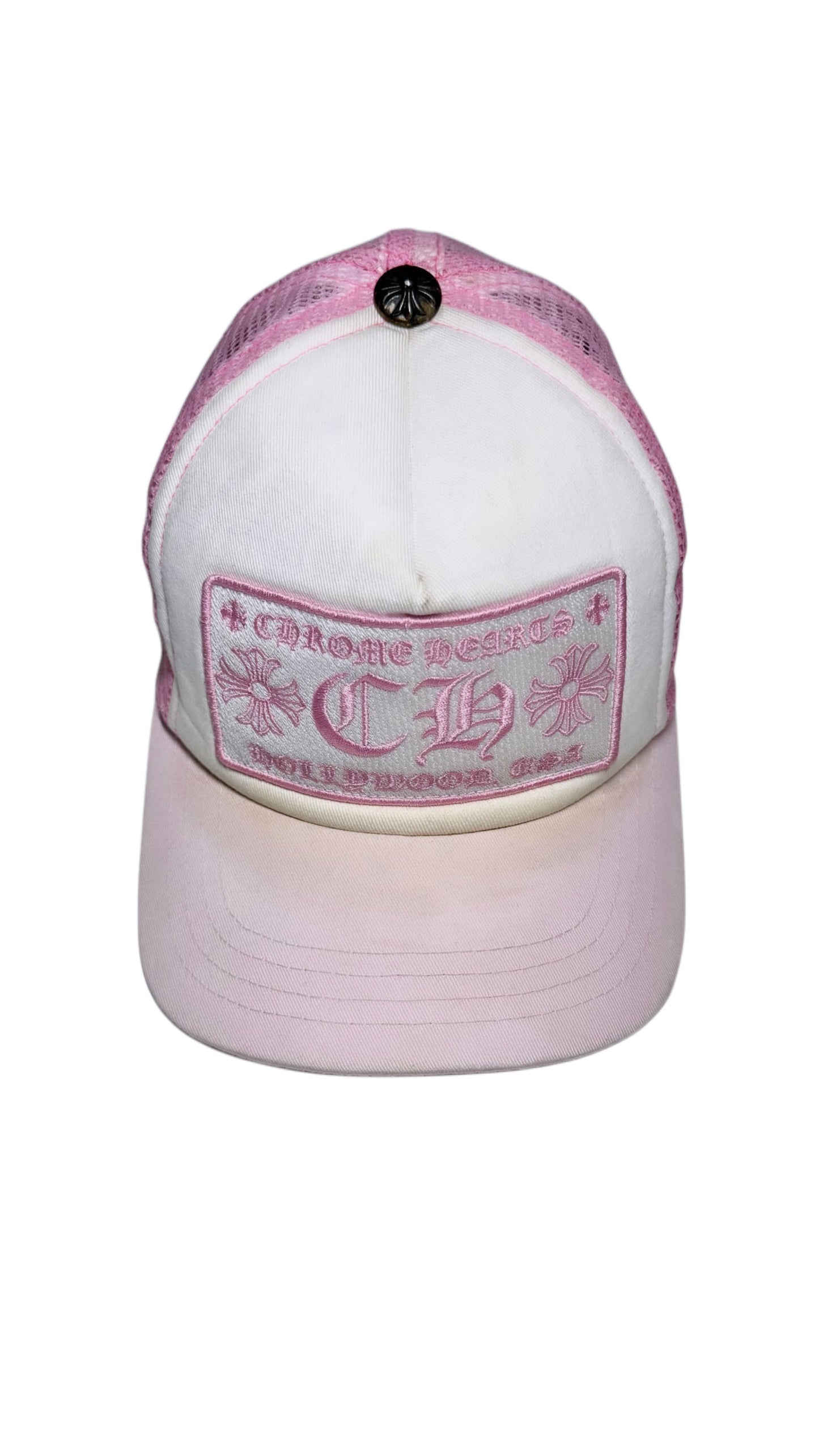 Chrome Hearts Pink Trucker Hat