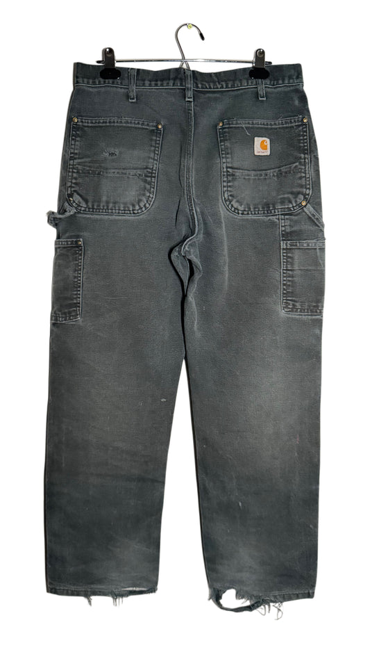 Crazy Black Carhartt Double Knee