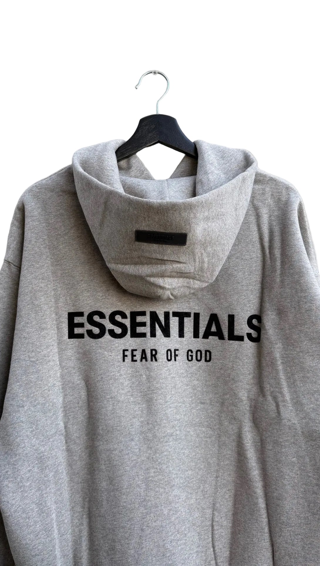 Essentials Dark Oatmeal Hoodie