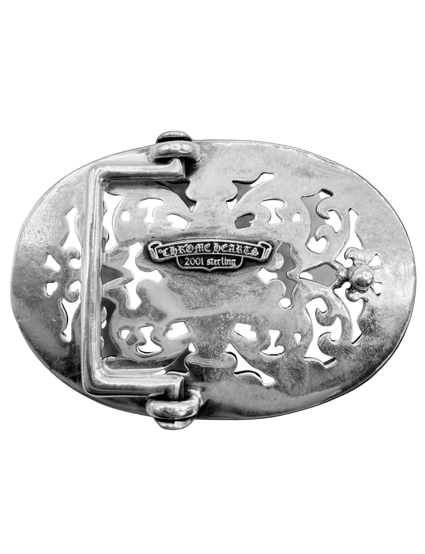 Chrome Hearts 6 Point Star .925 Silver Belt Buckle