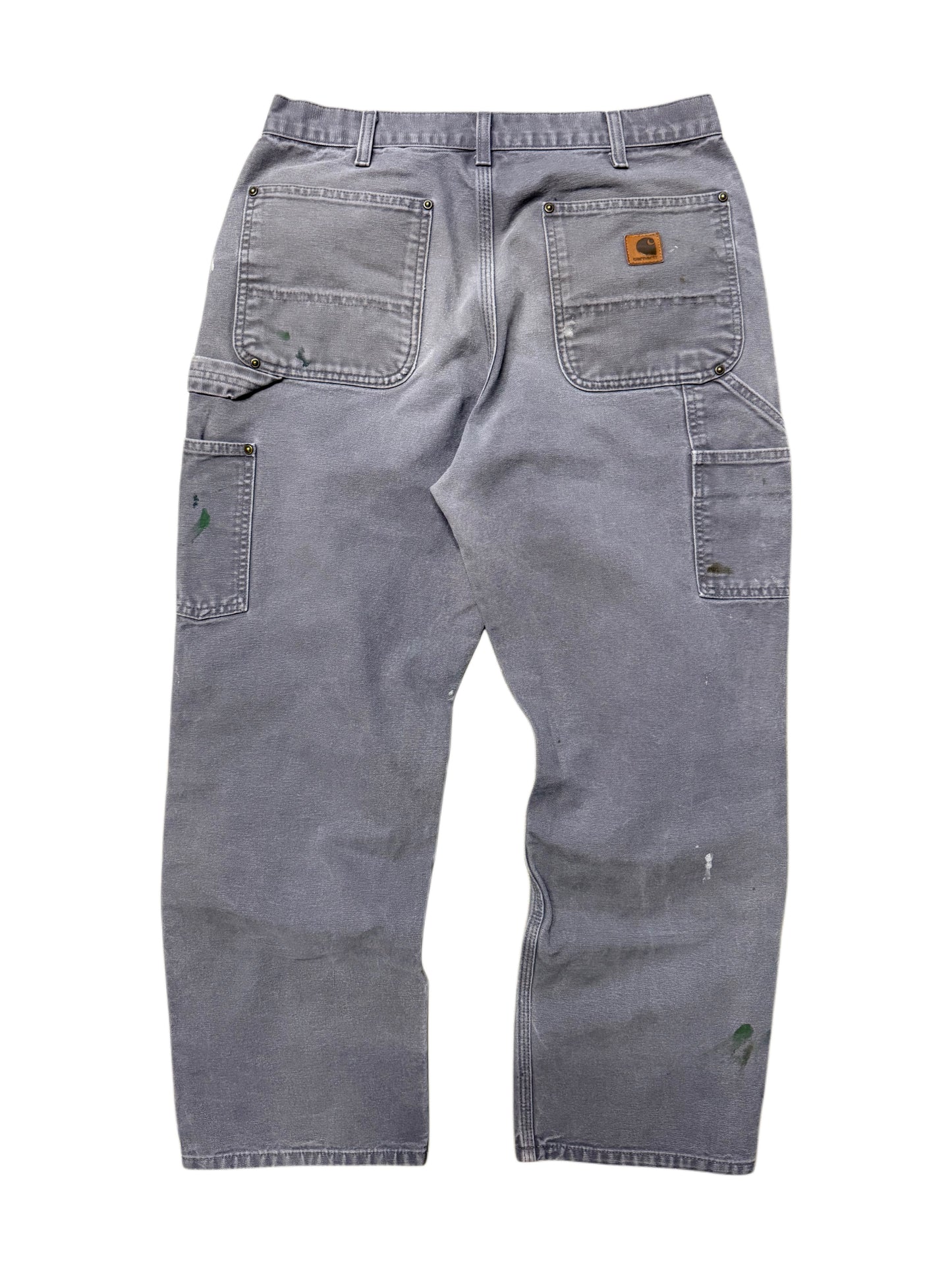 Grey Paint Splatter Carhartt Double Knee