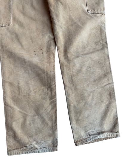 Yellow Paint Tan Carhartt Double Knee