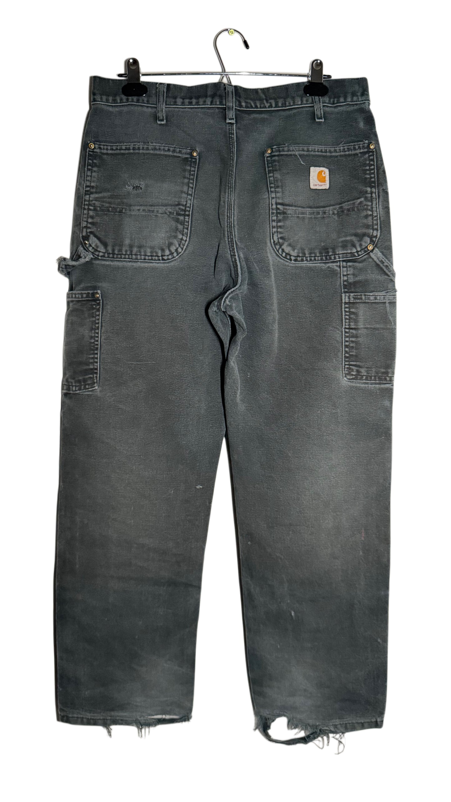 Crazy Black Carhartt Double Knee