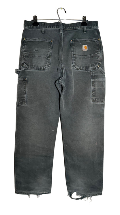 Crazy Black Carhartt Double Knee