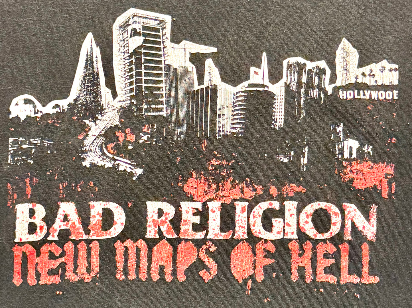 Original 2007 Bad Religion "New Maps of Hell" Album/Tour Tee