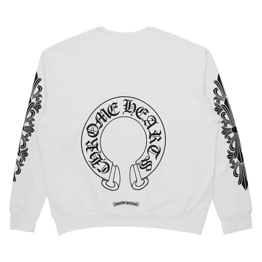 Chrome Hearts Horseshoe Floral Crewneck