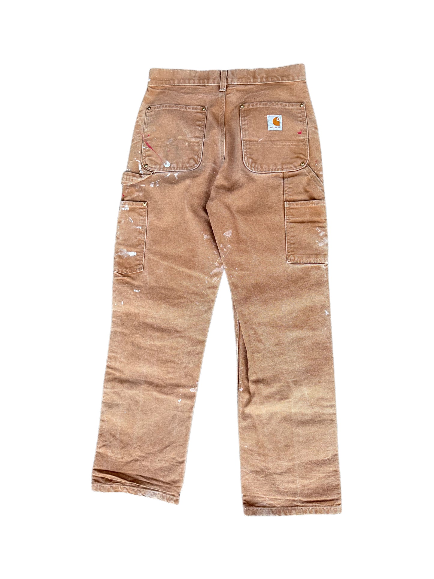 Red/White Paint Splatter Carhartt Double Knee