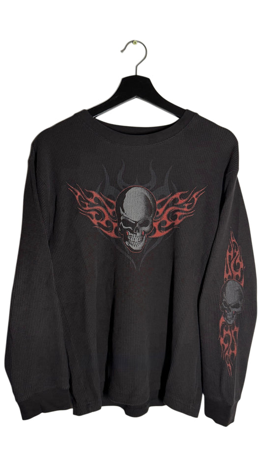 Vintage Thermal Flame Skully
