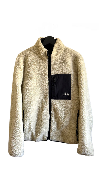 Stussy 8 Ball Reversible Fleece Zip Up