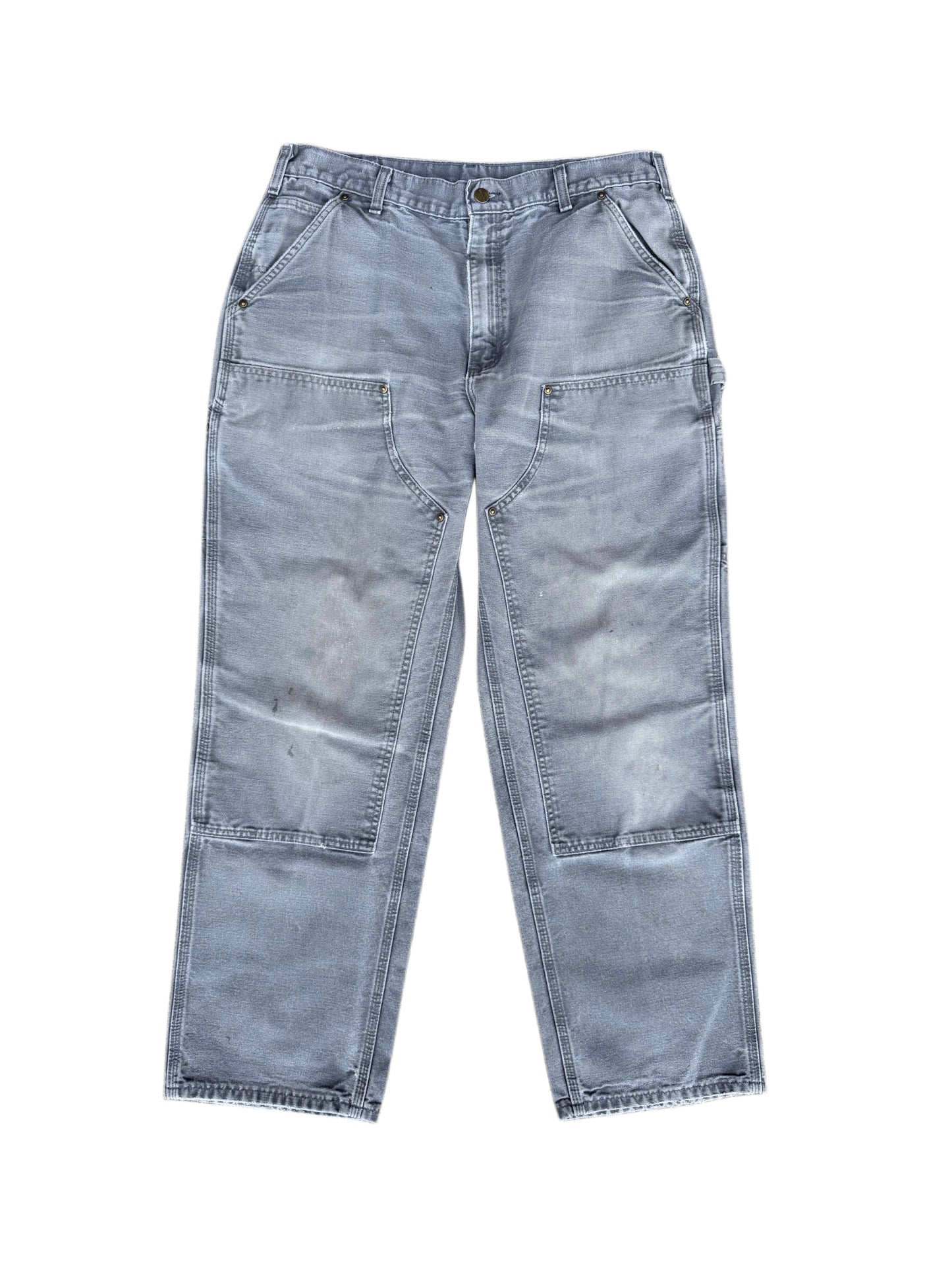 Faded Out Grey Carhartt Double Knee