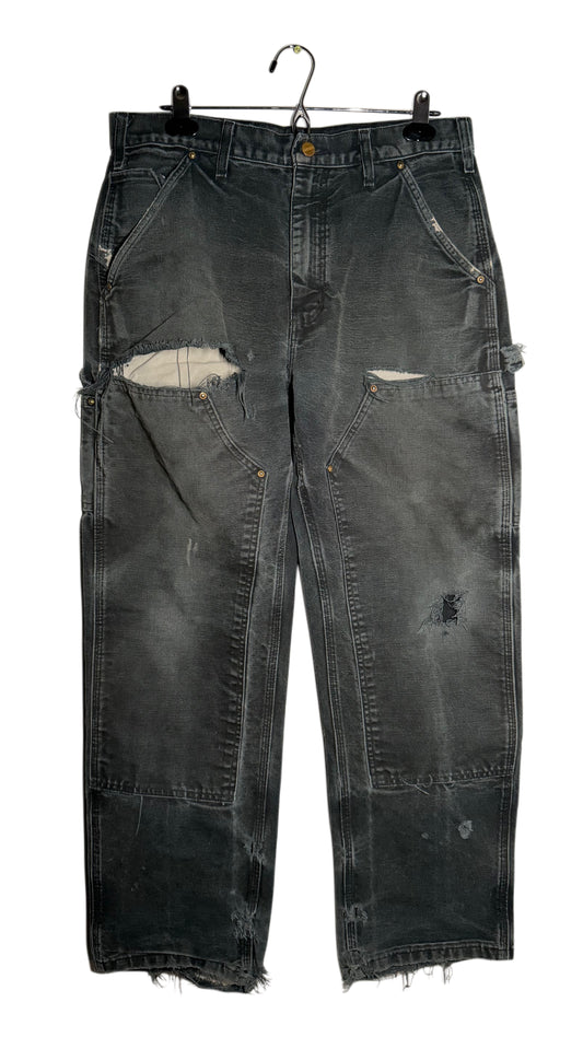Crazy Black Carhartt Double Knee