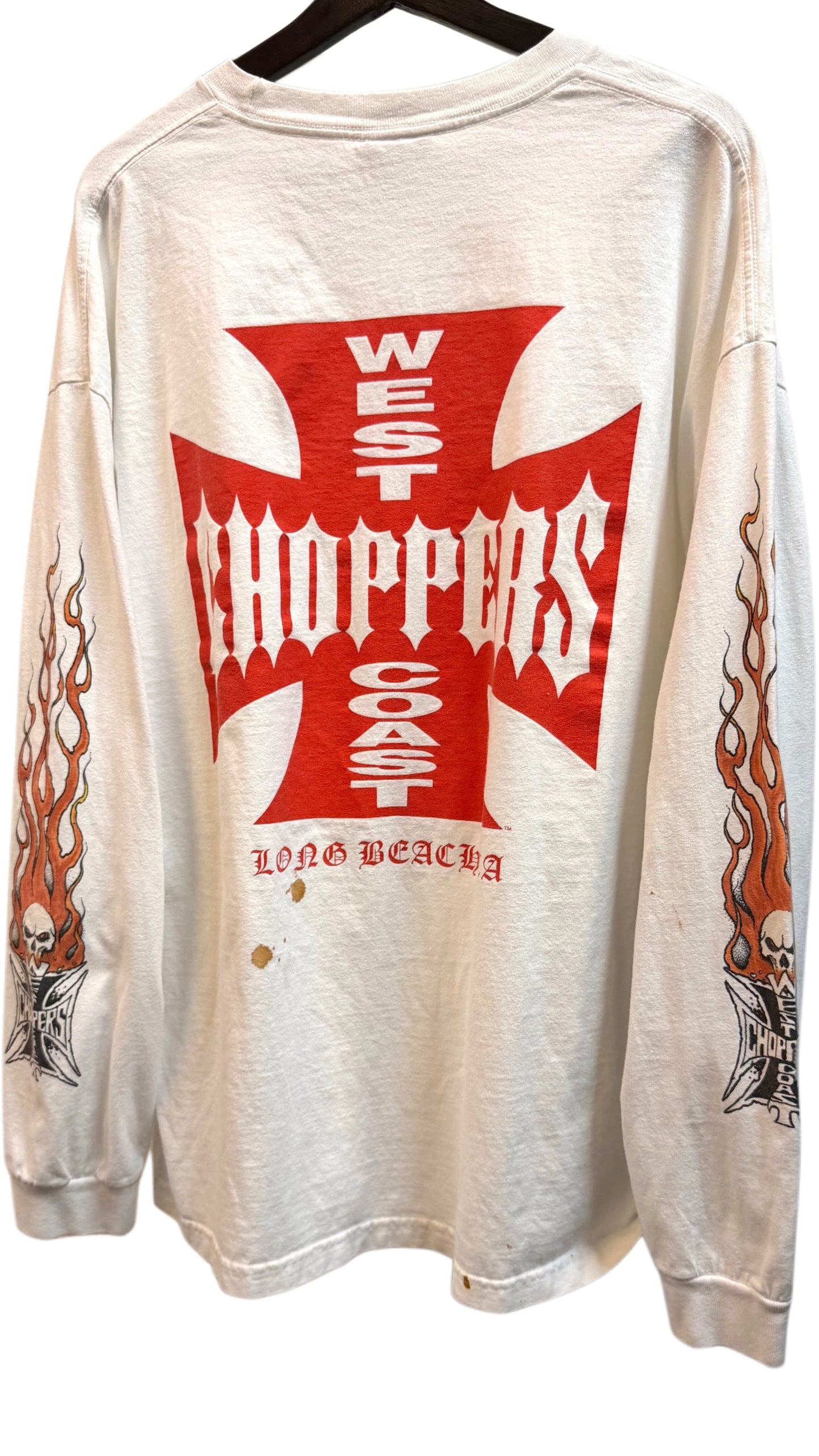 Vintage West Coast Choppers CFL Flame Skully