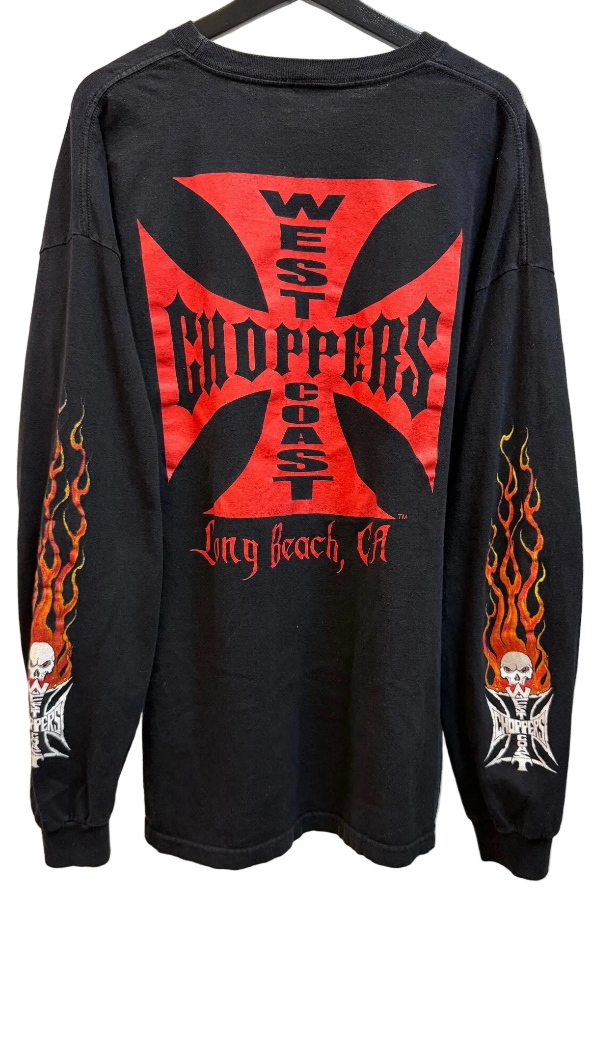 West Coast Choppers "Long Beach, CA” CFL Flame Skully