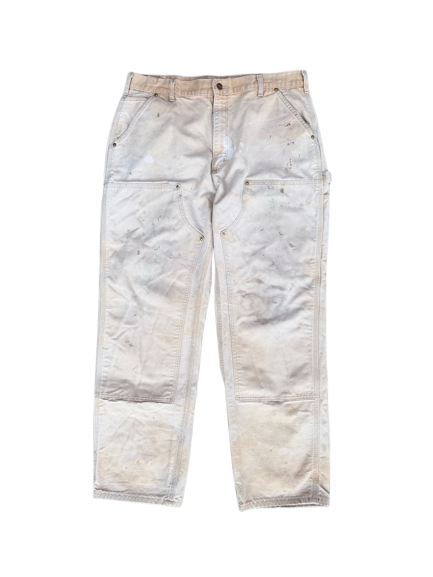 Faded Out Tan Carhartt Double Knee