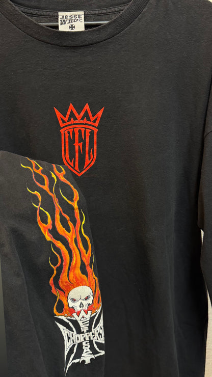 West Coast Choppers "Long Beach, CA” CFL Flame Skully