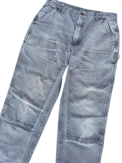 Faded Out Grey Carhartt Double Knee