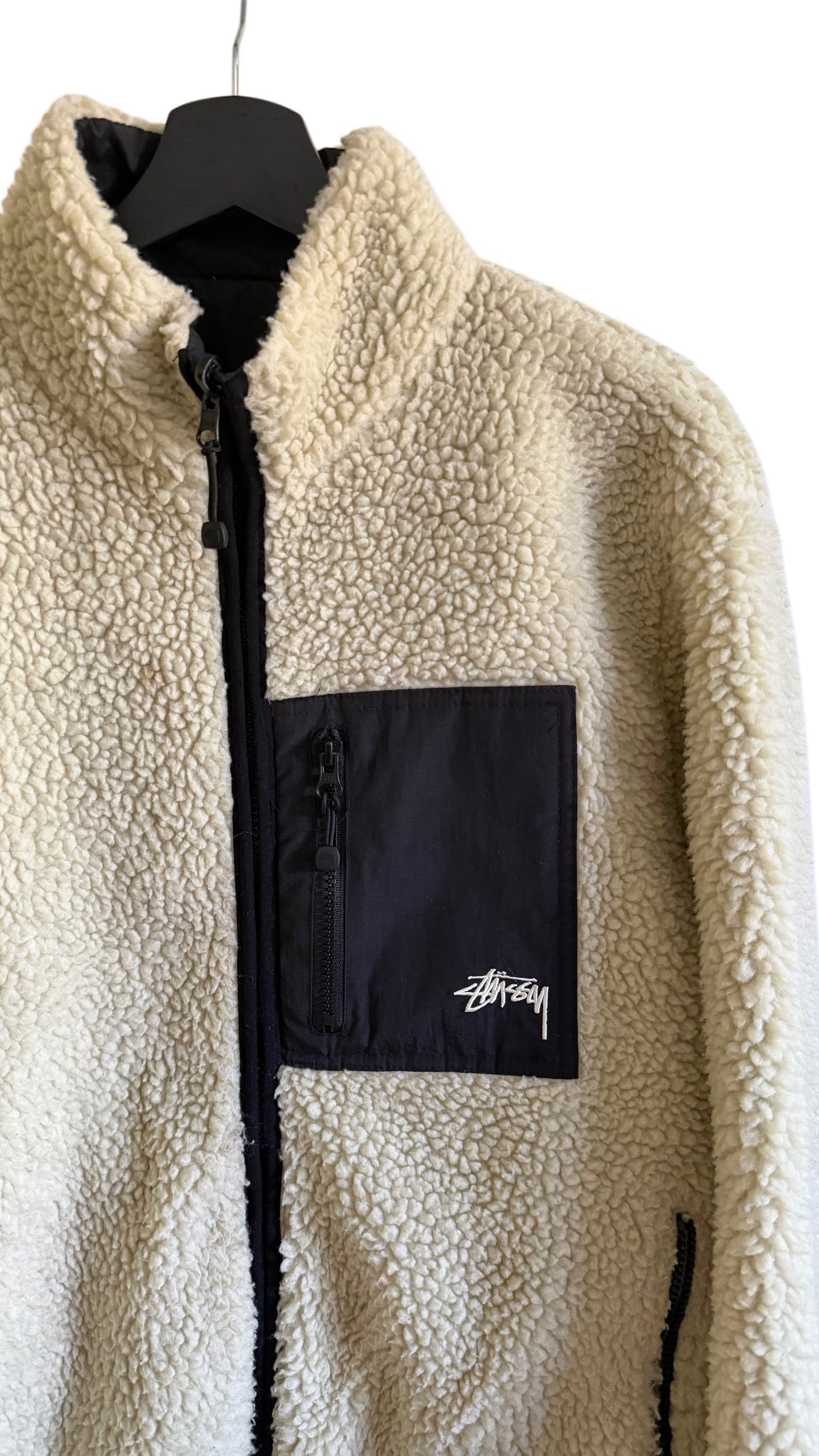 Stussy 8 Ball Reversible Fleece Zip Up
