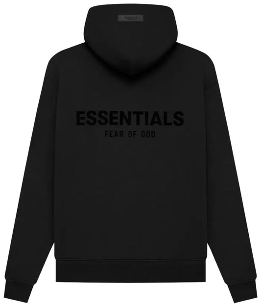 Essentials Stretch Limo Black Hoodie