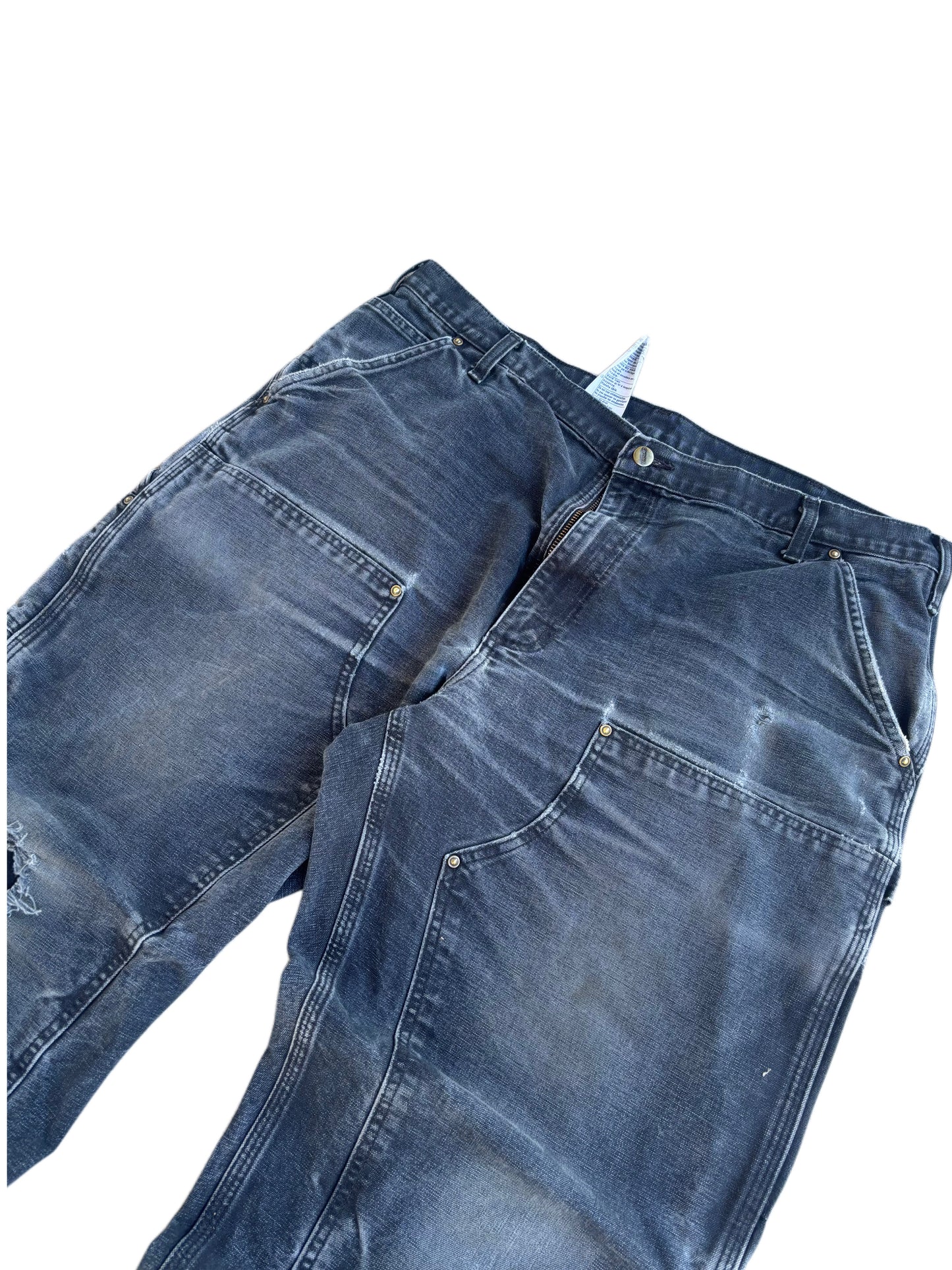 Crazy Vintage Faded Out Carhartt Double Knee