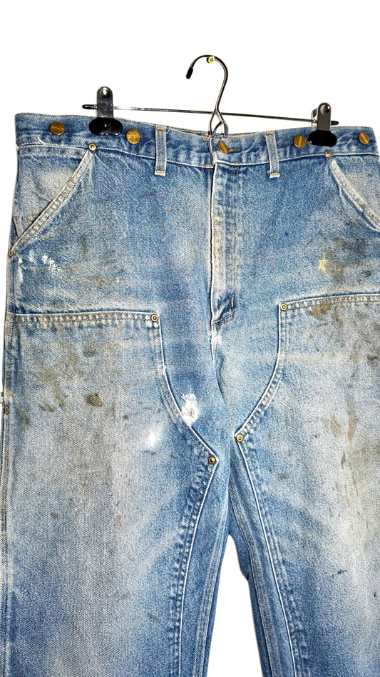 Vintage Blue Carhartt Double Knee
