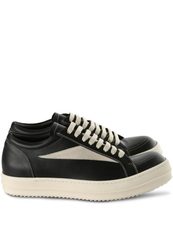 Rick Owens Vintage Black Leather Vans