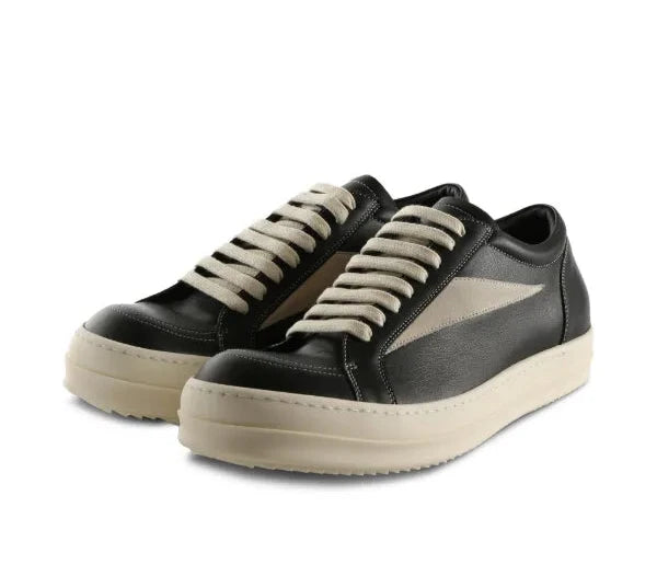 Rick Owens Vintage Black Leather Vans
