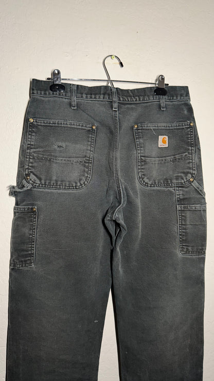 Crazy Black Carhartt Double Knee