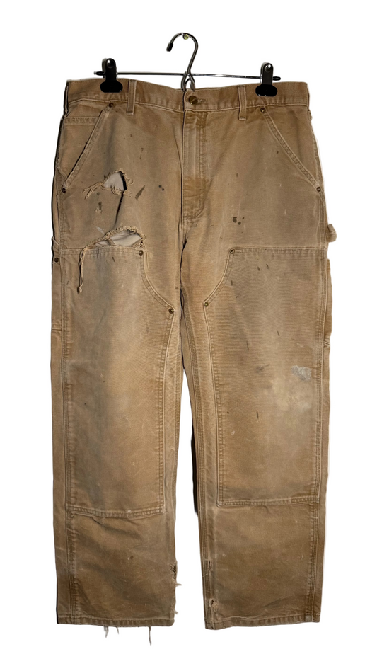 Tan Thrashed Carhartt Double Knee